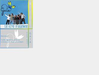 site d'agence &eacute;tudiant 'Gaia'