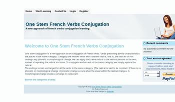 Implémentation d'une nouvelle approche d'apprentissage de la conjugaison française.