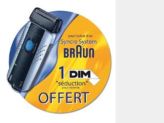 Braun et Dim : stop rayon pour une opration commune "sduction"