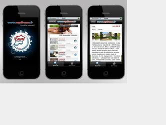 Développement de l'application iPhone de l'agence immobilière Capi France