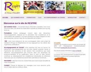 Mission: Refonte graphique, mise en place CMS, hbergement. 