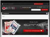 Boutique en ligne d'articles de poker.