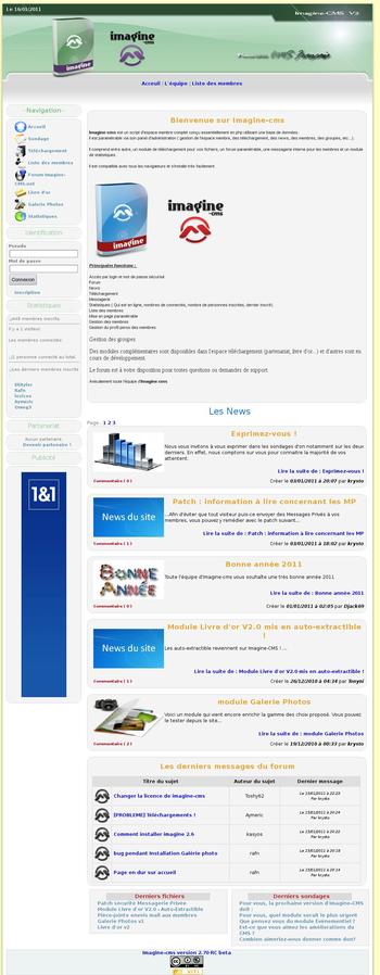 Ce site est un CMS je l'ai créer dans le but d'aider les personnes ne connaissant pas le language php