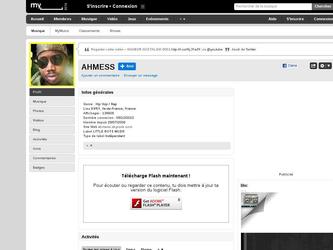 Customisation de A à Z du profil Myspace, création du Layout,fichiers Flash (AS2)...