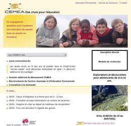 Site réalisé pour une association active dans le domaine de l'animation et désormais géré par celle-ci. Réalisation de la charte graphique, de la feuille de style, d'une base de données qui permet de consulter et de s'inscrire à des formations et des animations en ligne, utilisation de l'html, du php, et de php mysql. Newsletter.Dossier sécurisé pour la presse.  Création d'un blog d'archivage de texte (www.cemeaction.be)