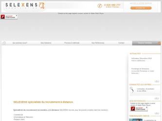 Selexens recrutement