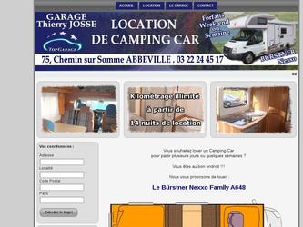 Location de camping car sur Abbeville dans la Somme