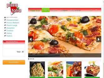 Possibilité de commander sa pizza en ligne, l'administrateur du site a une 
Permettre aux utilisateurs de commander des plats (pizzas et pâtes) efficacement, facilitez la gestion du magasin en ligne et Augmentez les ventes grâce aux outils marketing intégrés(au panneau d'administration).