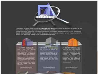 3 sites internet de Constructeur de maisons individuelles en moselle (3 activités) :
- Construction traditionnelle (gamme moderne)
- Eco-construction (ossature bois)
- Architecture / Rénovation

Prestation complète :
- Elaboration du cahier des charges - Conception visuelle et fonctionnelle à partir de charte graphique - Développement spécifique PHP/MySql - Site en HTML/CSS/Javascript valide W3C - Bandeau supérieur animé en flash non invasif
- Catalogues de maisons interctif avec médias haute qualité (ex : http://www.gamme-evolution.com/gamme.html)
- Galeries d'images administrables
- Formulaire de contact sécurisé antispam, plan d'accès - Hébergement sur serveur dédié - Gestion des adresses e-mail - Référencement naturel - Suivi mensuel 