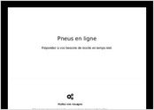 Plateforme de vente de pneumatiques en ligne