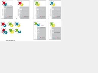 Maquette, d�clinaison pour une carte de visite.