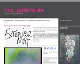 Site d une galerie d art contemporain, ralis autour de wordpress. Cration graphique et intgration. (