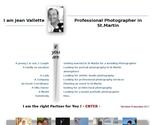 Site commercial d'un photographe