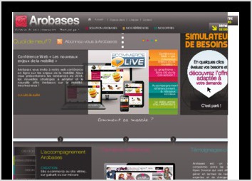 Arobase est un site de vente développé en php5