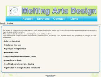 descriptif portfolio meltingartsdesign logo