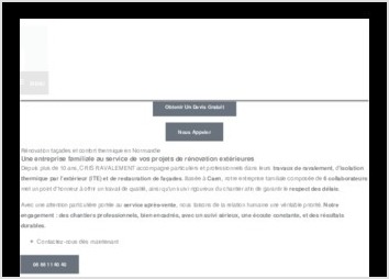 Cris Ravalement ? TPE sp�cialis�e dans l?isolation thermique par l?ext�rieur

Cris Ravalement est une entreprise familiale bas�e � Caen, compos�e d?une dizaine de collaborateurs. Elle est sp�cialis�e dans l?isolation thermique par l?ext�rieur et souhaitait d�velopper sa pr�sence en ligne pour attirer davantage de clients particuliers.


Les objectifs de l?entreprise :

R�duire sa d�pendance aux apporteurs d?affaires, dont les commissions sont �lev�es
Se d�tacher progressivement de la sous-traitance
Trouver des clients particuliers en direct via Google, leur principal canal d?acquisition


Objectif de la mission

Mettre en place une pr�sence digitale solide et une strat�gie de r�f�rencement naturel (SEO) afin de g�n�rer un flux r�gulier de leads qualifi�s.

Solutions mises en place
Cr�ation d?un site vitrine complet (10 pages) :

Pr�sentation d�taill�e des services

Mise en avant des r�alisations
Valorisation de l?histoire et des valeurs de l?entreprise
Optimisation de la fiche Google Business Profile :
Renforcement de la visibilit� locale via les recherches g�olocalis�es
Gestion des avis clients pour am�liorer la r�putation en ligne

Strat�gie SEO mensuelle :

R�daction r�guli�re d?articles optimis�s (SEO et actualit�s)
Mise en place de backlinks de qualit� (netlinking)
Ciblage de mots-cl�s pertinents avec fort potentiel de conversion

Suivi de performance via Google Analytics
Suivi de l?indexation et des requ�tes via Google Search Console

R�sultats obtenus

Augmentation notable des appels entrants d�s les premiers mois, principalement de particuliers, ce qui n?�tait pas le cas auparavant

Objectif en cours : atteindre une moyenne stable de 15 devis/mois g�n�r�s via le site

L?entreprise commence � reprendre le contr�le de son acquisition client, en r�duisant progressivement sa d�pendance aux interm�diaires