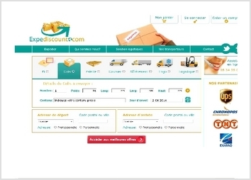 Expediscount.com : Solutions logistique pour les particuliers
Localisation : Toulouse / France
Site Web : http://www.expediscount.com
Type de Prestations :
- Développement et refonte de la plateforme de vente en ligne :
Refonte du front 
Migration du bo de prestashop vers Magento
- Maintenance (TMA)
- Hébergement & Infogérance