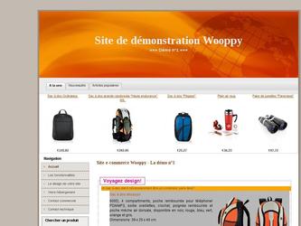 Site de dmonstration ralis pour un de mes fournisseurs (un grossiste qui propose des sites marchands  ses revendeurs). Attention, ce site est sur un hbergement discount (ce n tait pas mon choix...) il est souvent lent.