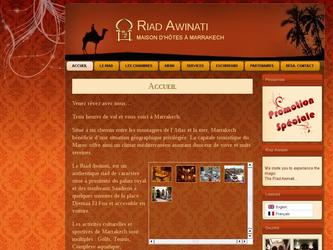 un site d un riad au maroc, nous avons travaill en utilisant le CMS wordpress