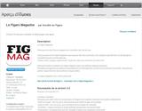 Application iPhone/iPad pour Figaro Magazine