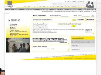 Assistance à maîtrise d'ouvrage pour la création du site internet du SNAECSO