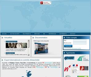 Site internet de ITM TIC, la filiale française de ITM Technologies.