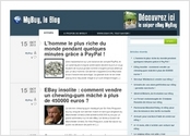 Création du blog http://www.mybuy.info/blog et son
Intégration dans le site http://www.mybuy.info;