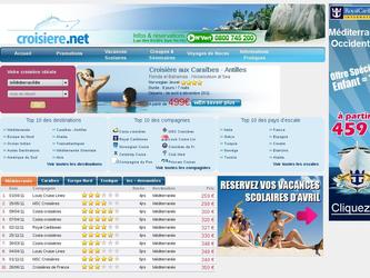 site croisiere.net, site de reservation de croisière