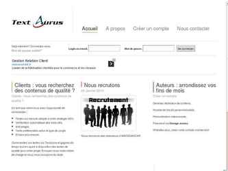 creation du site textaurus