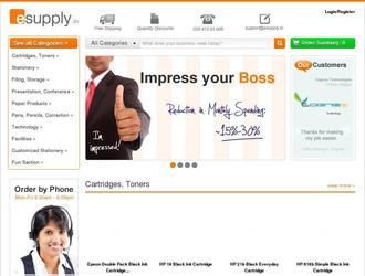 Esupply est un site qui permet aux entreprises indiennes et aux freelancers d'acheter leurs fournitures de bureau à des prix compétitifs sur une seule et même plateforme. C'est le premier fournisseur en Inde à afficher une telle transparence, que ce soit pour ses produits, ses prix et son système de commande. Esupply est spécifiquement adapté pour les fournitures de bureau et apporte tous les avantages du e-commerce au secteur B2B en Inde. Cette plateforme vous donne un maximum d'informations au sujet de ses produits. Esupply a été développé en Ruby on Rails, HTML5, CSS3, javascript et Spreecommerce