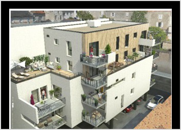Illustration extrieure ralise pour commercialiser 12 appartements. La demande tait de crer une illustration valorisant l architecture du btiment en ajoutant de la vie et du dynamisme sur les balcons. 