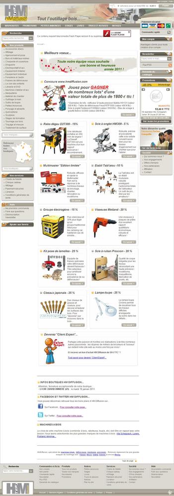 Refonte du site HMdiffusuion