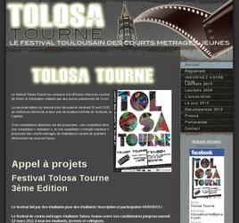 Site de Tolosa-Tourne, une association étudiante chargée de promouvoir le cinéma de court métrage à Toulouse.

Création du site. 
Transformation, compression et mise en ligne de vidéos.
