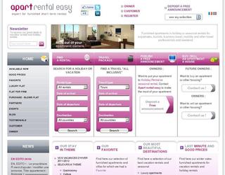 Apart Rental Easy est une site de vente et location en ligne d'apartement pour les vacances et pour des voyages dans tous les pays du monde. Elle utilise paypal pour le payment.
