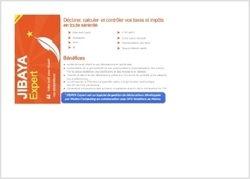 Cette référence concerne une application web de déclarations fiscales pour les experts comptables et fiduciaires au Maroc.  