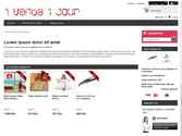 Site en prestashop très simplifié