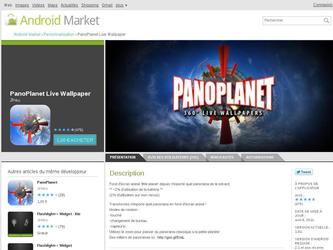 Réalisation de l'application Android Panoplanet