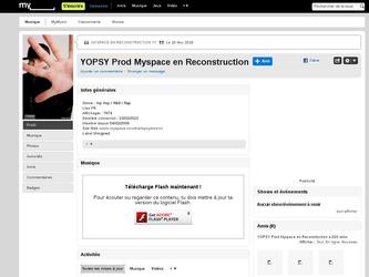 Myspace Yopsy Prod