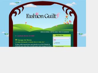 refonte de blog : 'FashionGuilty'