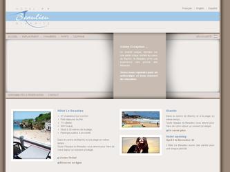 Site vitrine pour un htel 2 toiles.