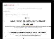 Création d'un site web statique.
Environnement technique : PHP, jQuery