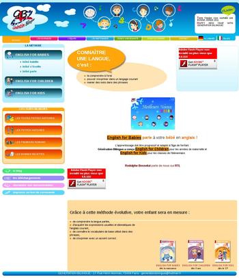 Site vitrine sur les m&eacute;thodes d'apprentissage bilingues pour les enfants