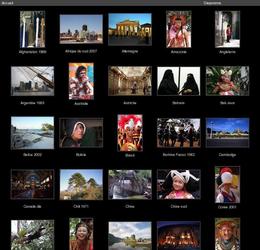 Dveloppement d un outil de galerie photo inclus les modes de visionnages icone, plein cran, slideshow. Le service est pvu pour fonctionner sur un petit serveur. La rsolution des images est adapte en fonction de la taille de l cran de l internaute.