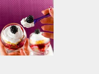 Photographie culinaire pour la promotion d une verrine.