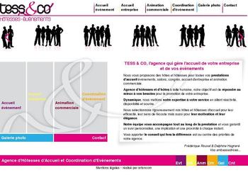 Un site internet sur-mesure pour une agence d'hôtesses d'accueil spécialisée en évènementiel et en animation commerciale.