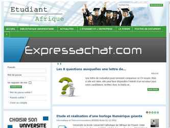 Plateforme de partage entre &eacute;tudiants. Avec une biblioth&egrave;que num&eacute;rique de documents universitaires, un stock d'astuces, de news et des actualit&eacute;s universitaires, ce site se veut &ecirc;tre une r&eacute;f&eacute;rence pour les &eacute;tudiants en g&eacute;n&eacute;ral et africains en particuliers.