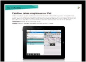 L addtion est une application ipad et permet la prise de commande  table  partir de tlcommande sur ipad mini et iphone/ipod, l impression multi-lieux sur imprimantes thermiques, l encaissement sur ipad ainsi que le suivi des statistiques sur internet. Nous avons accompagn la socit Adstellam de la conception de ce projet  sa maintenance, en passant par les tapes de cration graphique, dveloppement, suivi de projet, test et support. Simple et intuitive, elle provoque une rvolution dans le secteur de la caisse enregistreuse, entrainant une forte mdiatisation.
Dveloppement : Framework Titanium, Synchronisation, Drupal 7
Graphisme : Cration de l application, du site internet et de la charte graphique de la solution