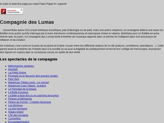 le site internet d une compagnie de thtre lyonnaise