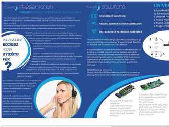 creation de la plaquette commercial