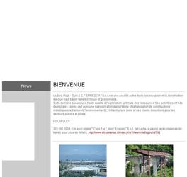 Site � caract�re publicitaire d une entreprise ayant des activit�s tr�s diversifi�es : g�nie civil avec une sp�cialisation dans l �tude et la fabrication de constructions m�talliques(le transport, l environnement) ; l infrastructure civile et des clients industriels pour les secteurs publics et priv�s.